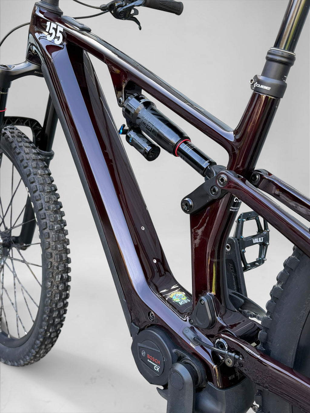 Large - 421 miles - Cube Stereo Hybrid One55 C:68X SLX 750 - EMTB