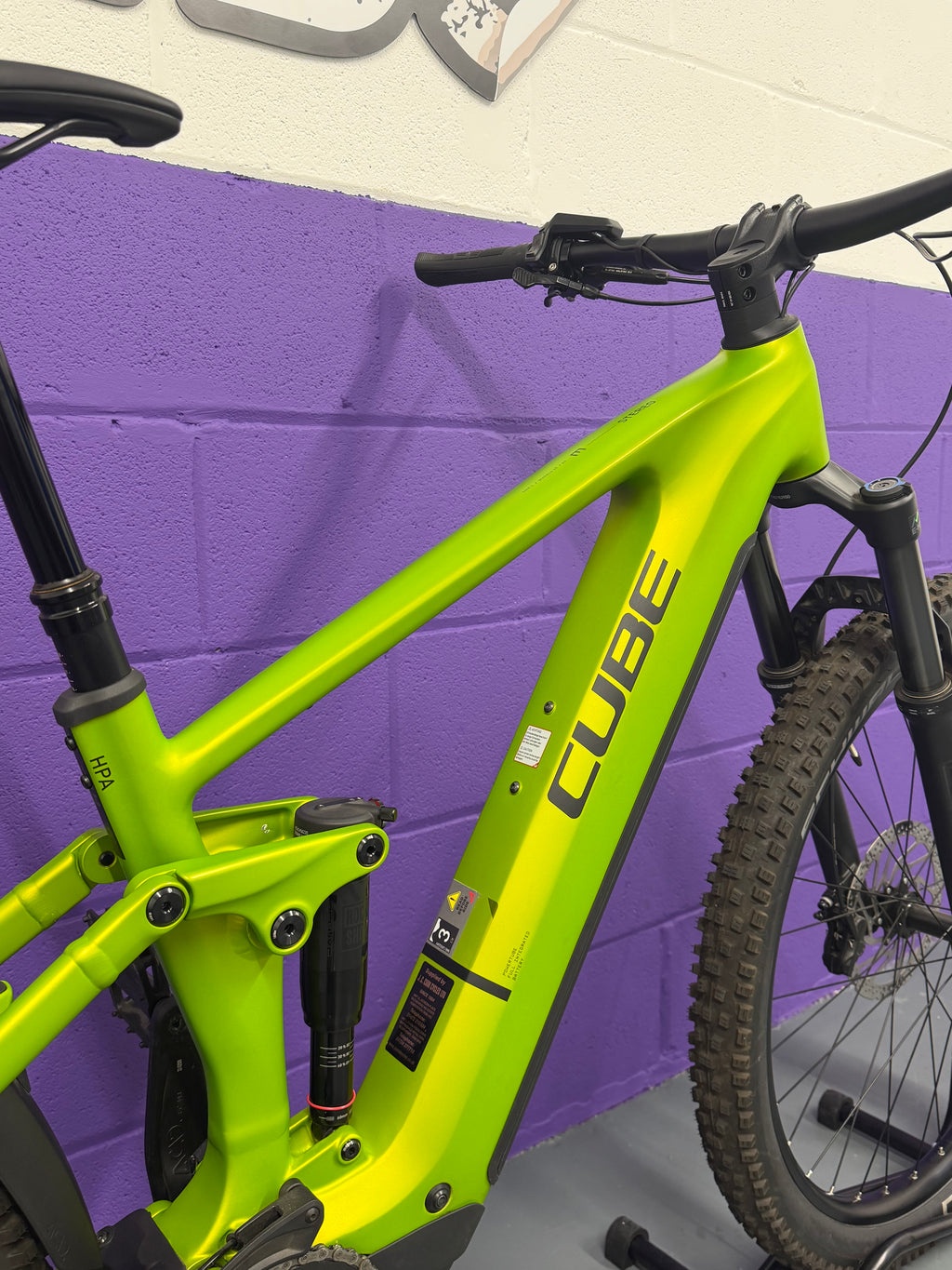 Large / 2025 Cube Stereo Hybrid One44 EX 800 / 78 MILES / EMTB / E-BIKE / MTB