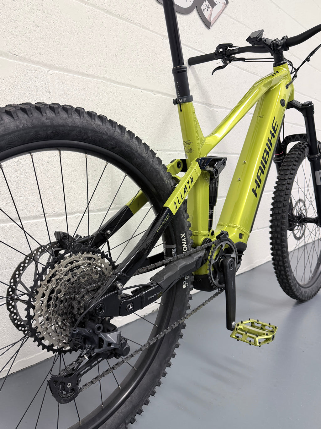 Large - 2025 HAIBIKE ALLMTN 6 Full Suspension Mountain Bike - EMTB