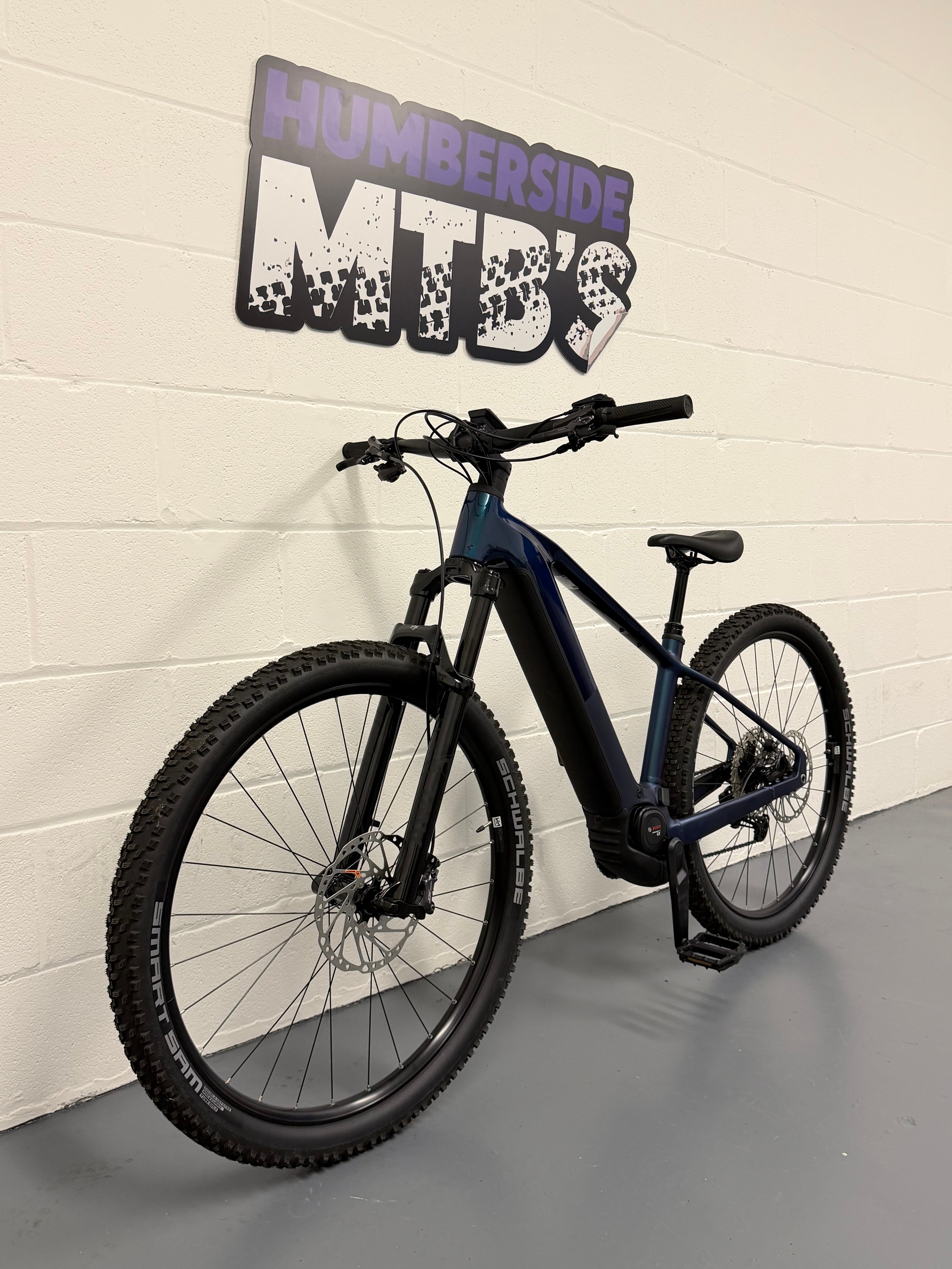Medium - 2025 Cube Reaction Hybrid SLX 800 Full Suspension Electric Mountain Bike - EMTB - MTB
