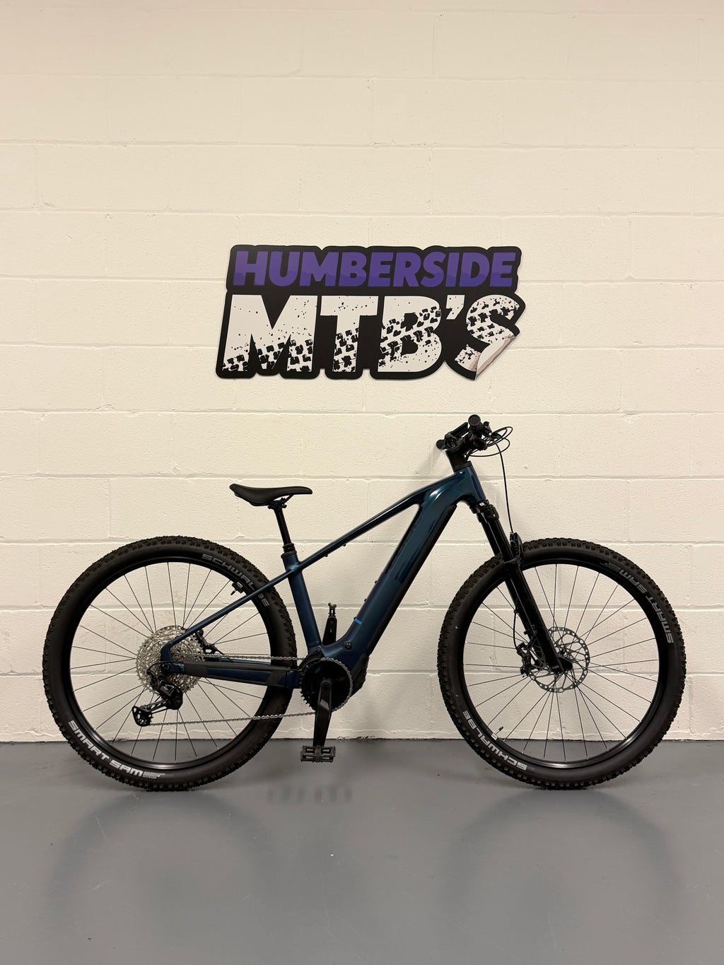 Medium - 2025 Cube Reaction Hybrid SLX 800 Full Suspension Electric Mountain Bike - EMTB - MTB
