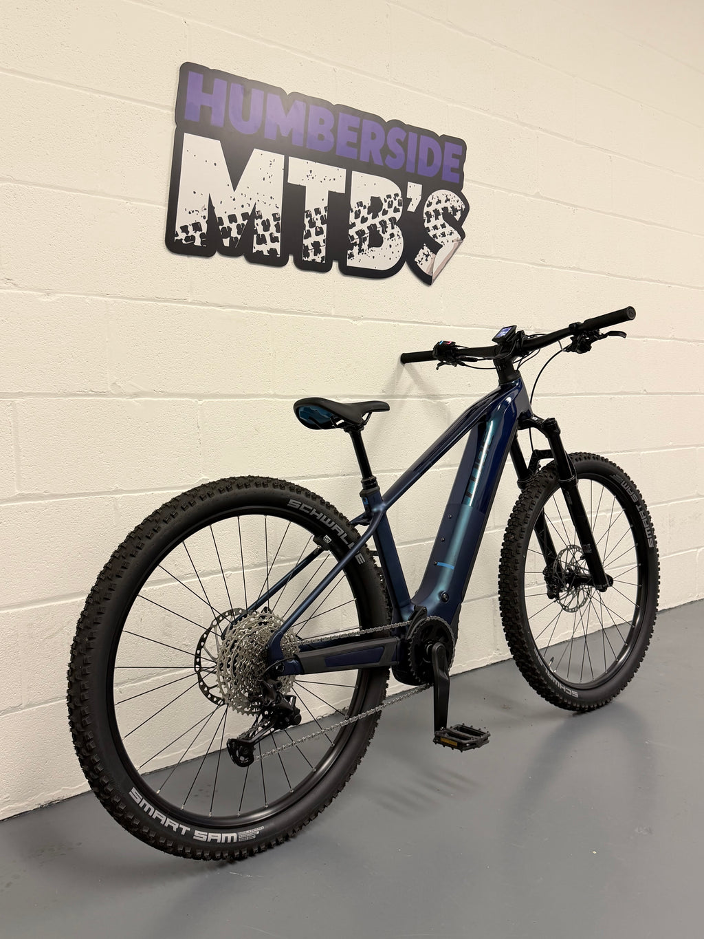 Medium - 2025 Cube Reaction Hybrid SLX 800 Full Suspension Electric Mountain Bike - EMTB - MTB