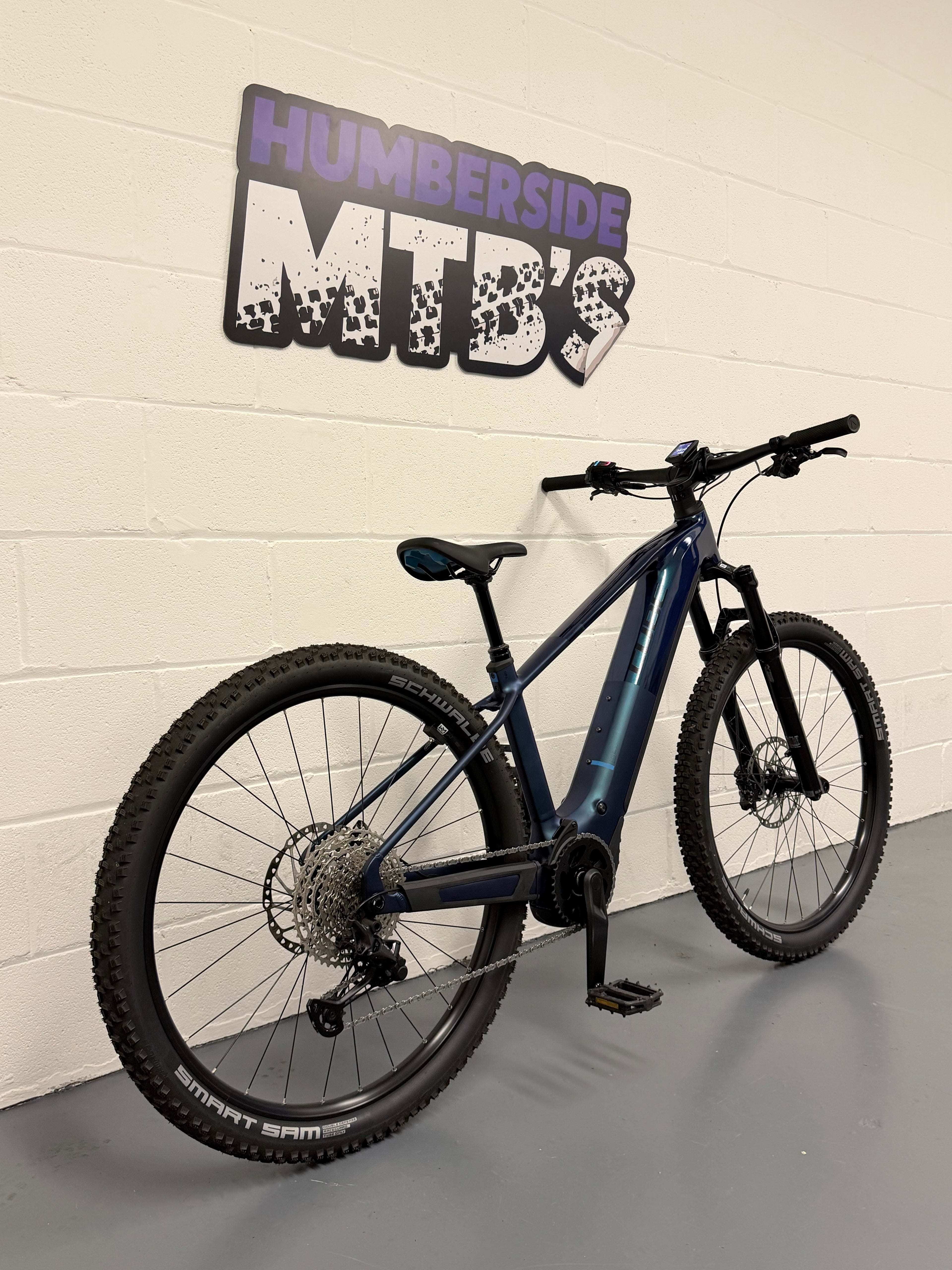 Medium - 2025 Cube Reaction Hybrid SLX 800 Full Suspension Electric Mountain Bike - EMTB - MTB