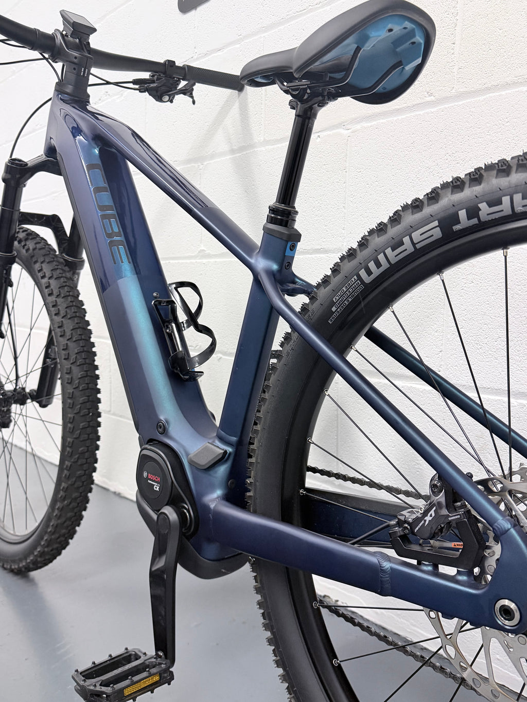 Medium - 160 Miles - 2025 Cube Reaction Hybrid SLX 800 Electric Mountain Bike - EMTB - MTB