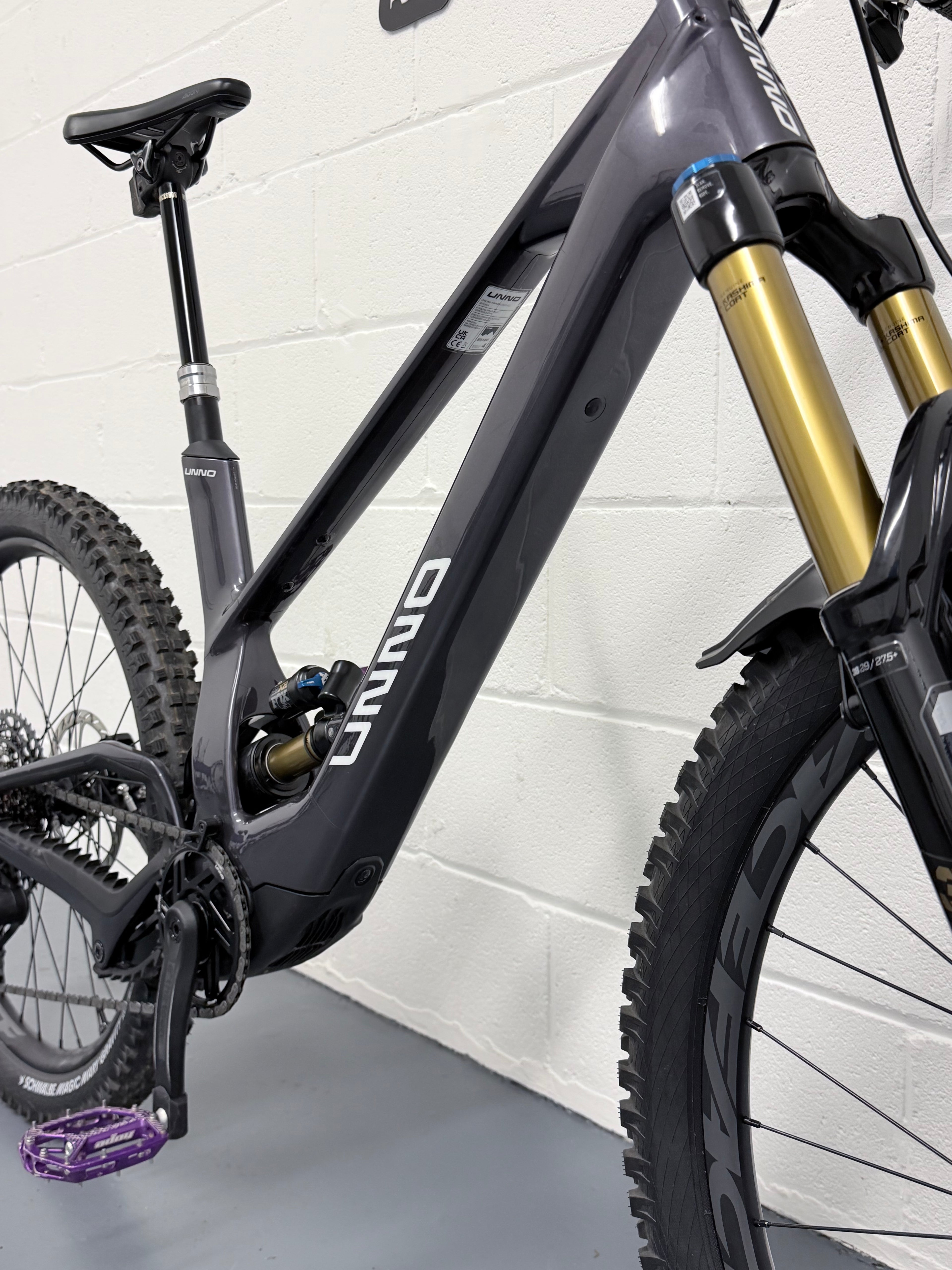 S2 - 174 MILES!! - 2026 Unno Mith Race UPGRADED Full Suspension Electric Mountain Bike - EMTB - MTB