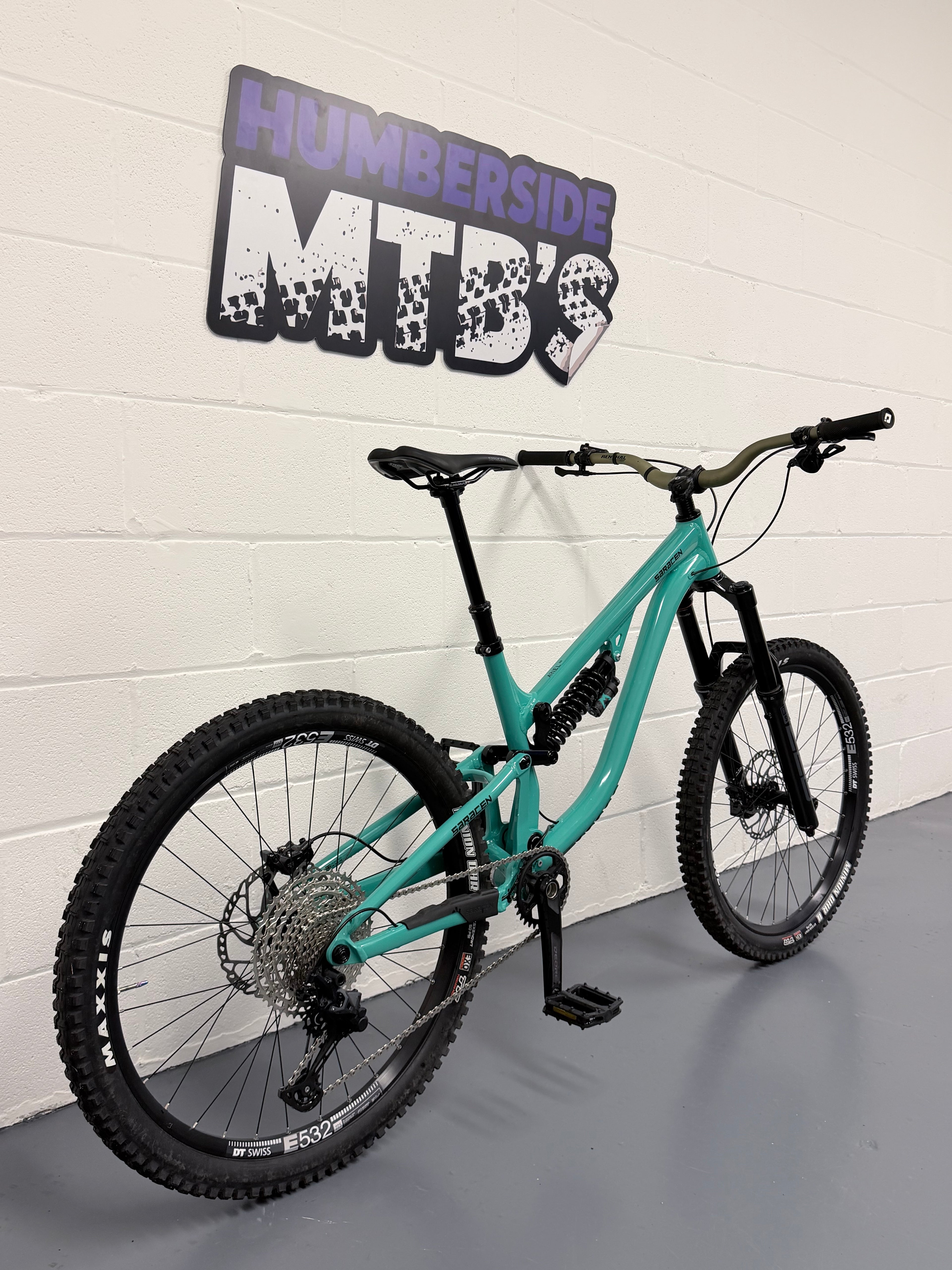 Large - 2025 Saracen Ariel 80 Full Suspension Mountain Bike - MTB - UPGRADED