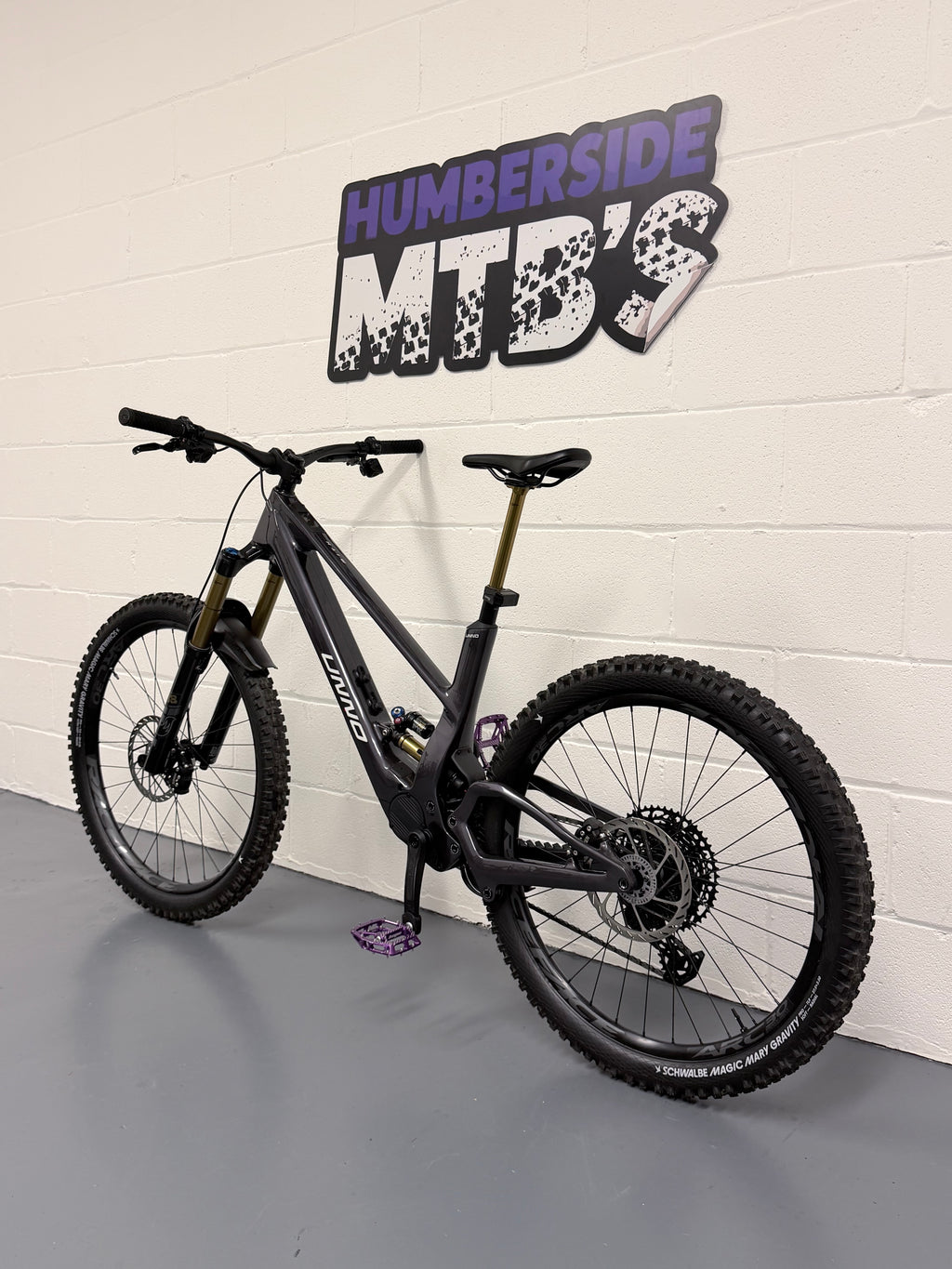 S2 - 174 MILES!! - 2026 Unno Mith Race UPGRADED Full Suspension Electric Mountain Bike - EMTB - MTB