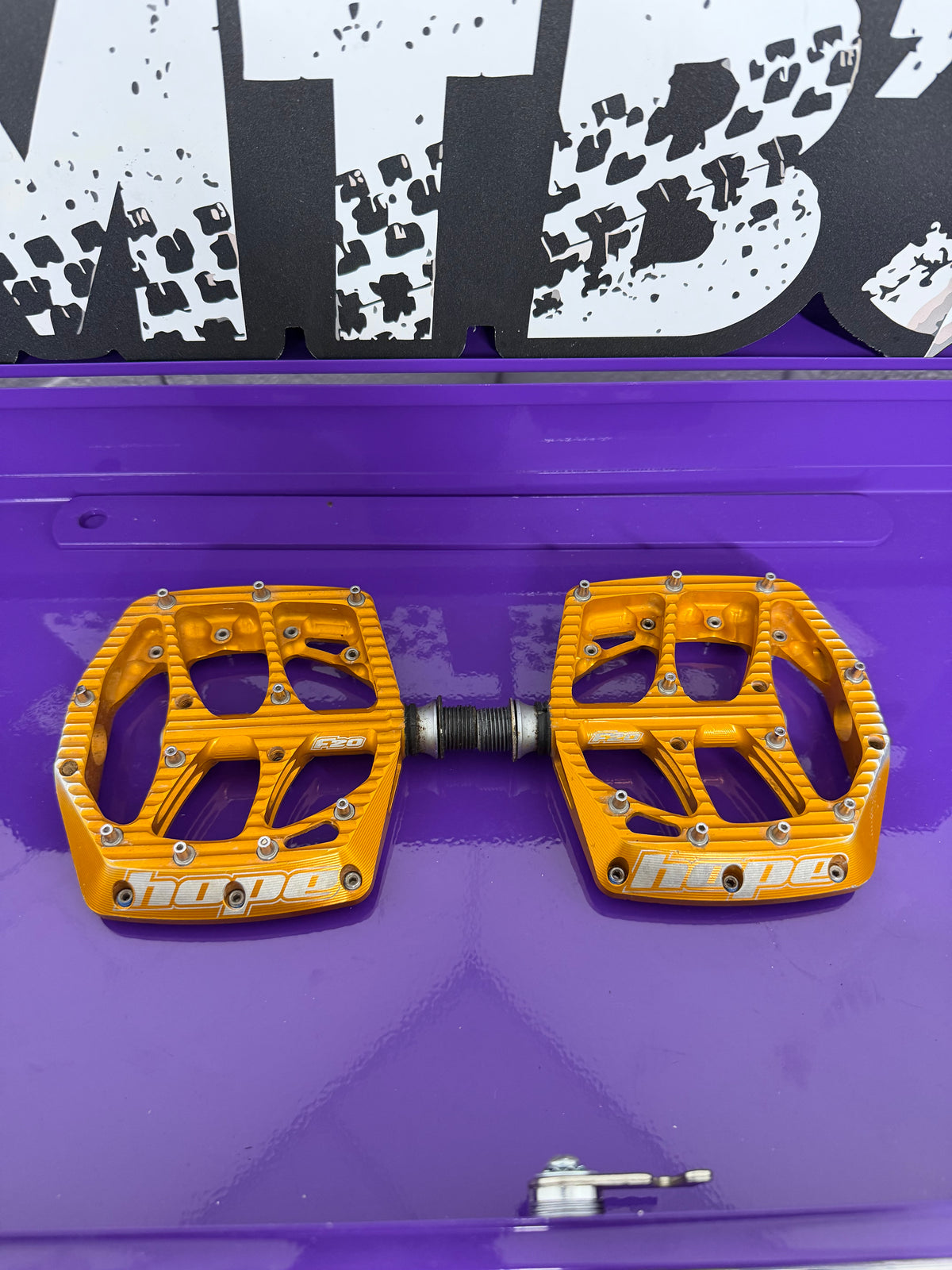 Hope f20 Pedals - Orange