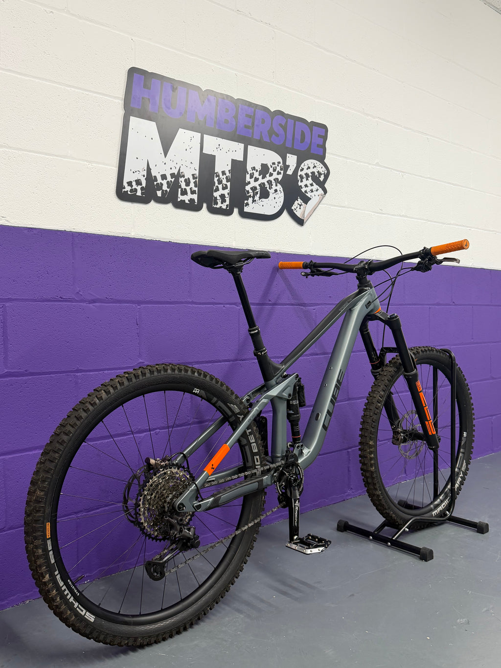 Large / 2021 Cube Stereo 170 TM Full Suspension Mountain Bike / Rare / MTB