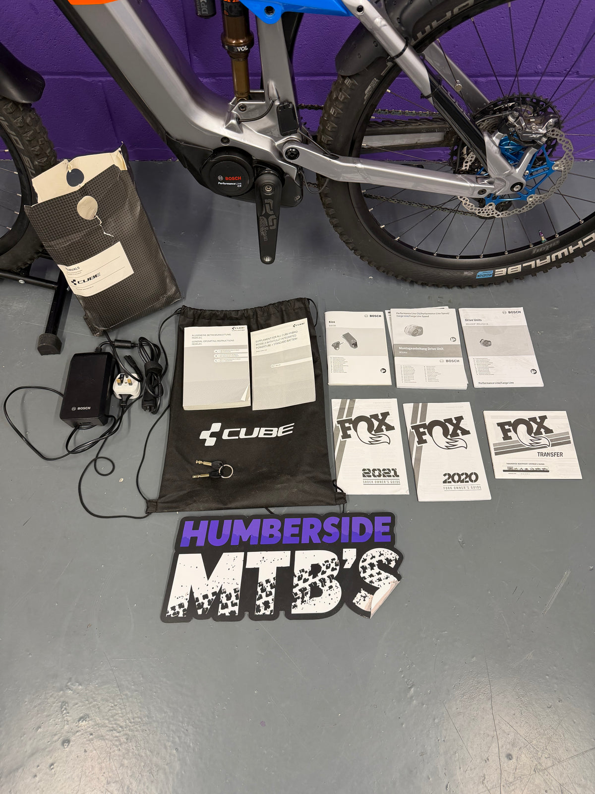 Small / 2021 Cube Stereo Hybrid 140 Action Team Full Suspension Mountain Bike / EMTB / MTB
