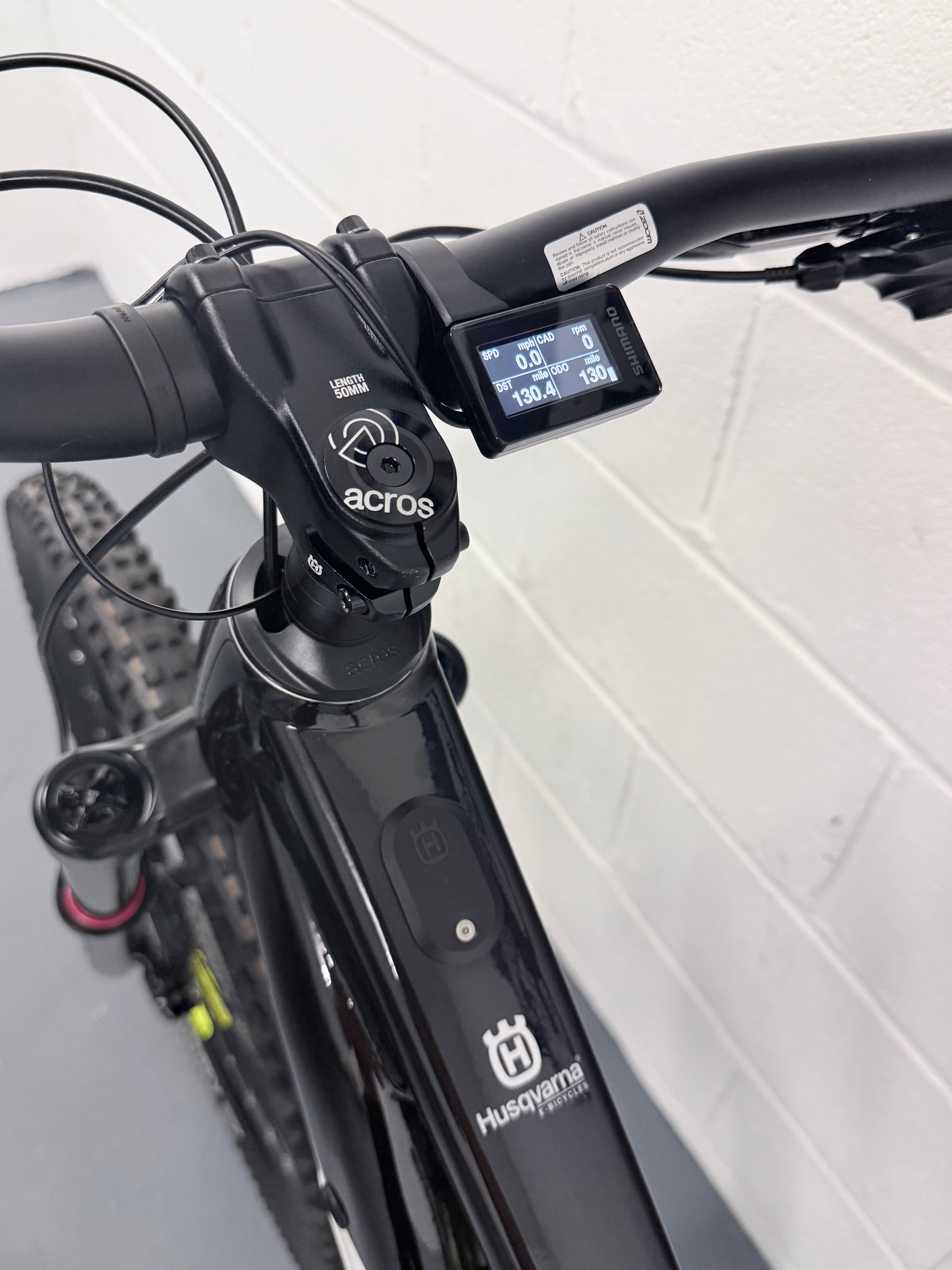 MEDIUM - 130 MILES! - HUSQVARNA HC2 FULL SUSPENSION ELECTRIC MOUNTAIN BIKE - EMTB - MTB