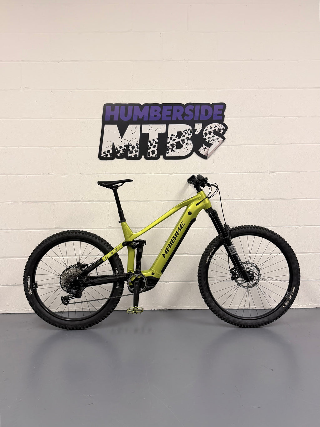 Large - 2025 HAIBIKE ALLMTN 6 Full Suspension Mountain Bike - EMTB