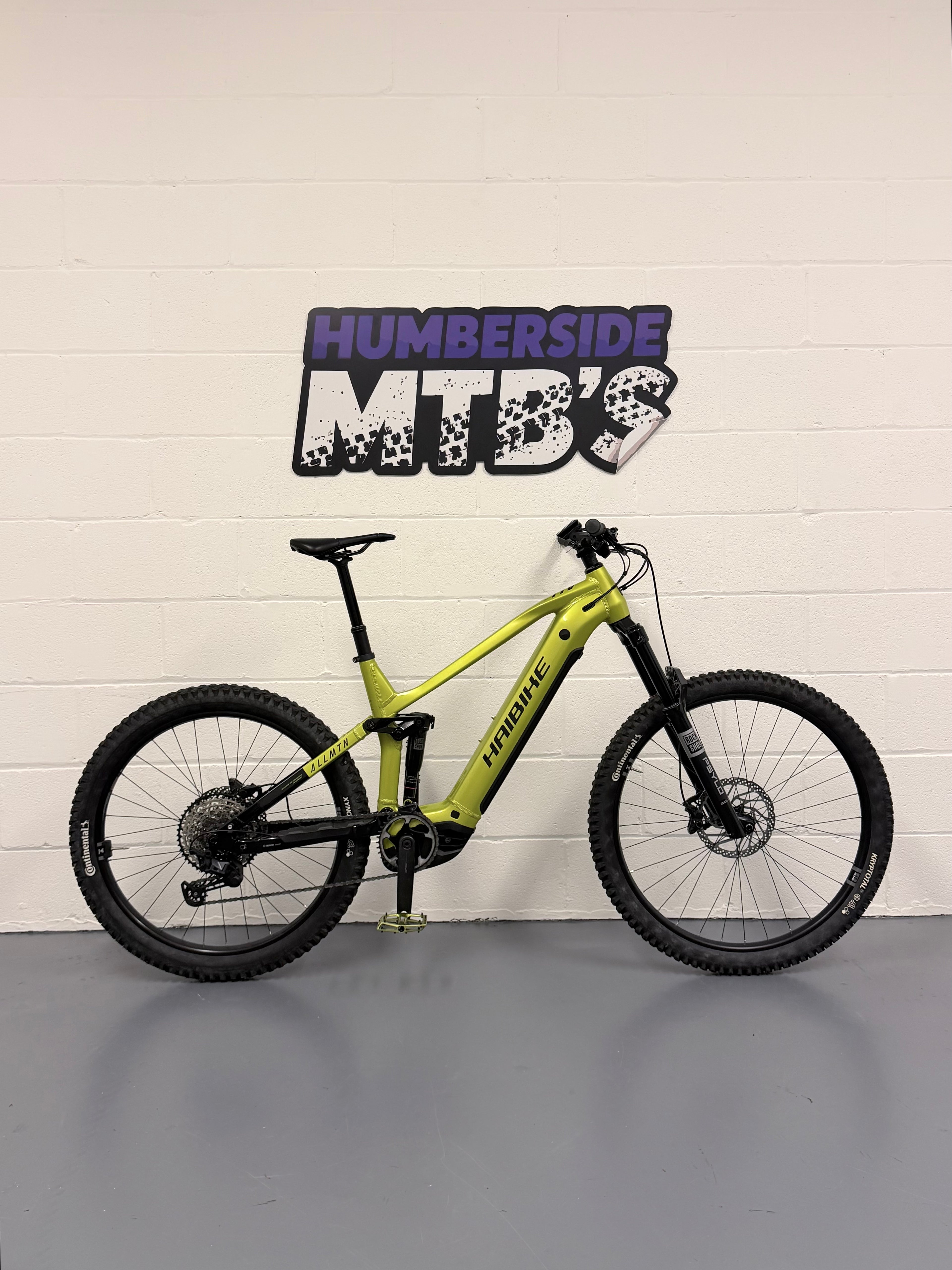 Large - 2025 HAIBIKE ALLMTN 6 Full Suspension Mountain Bike - EMTB
