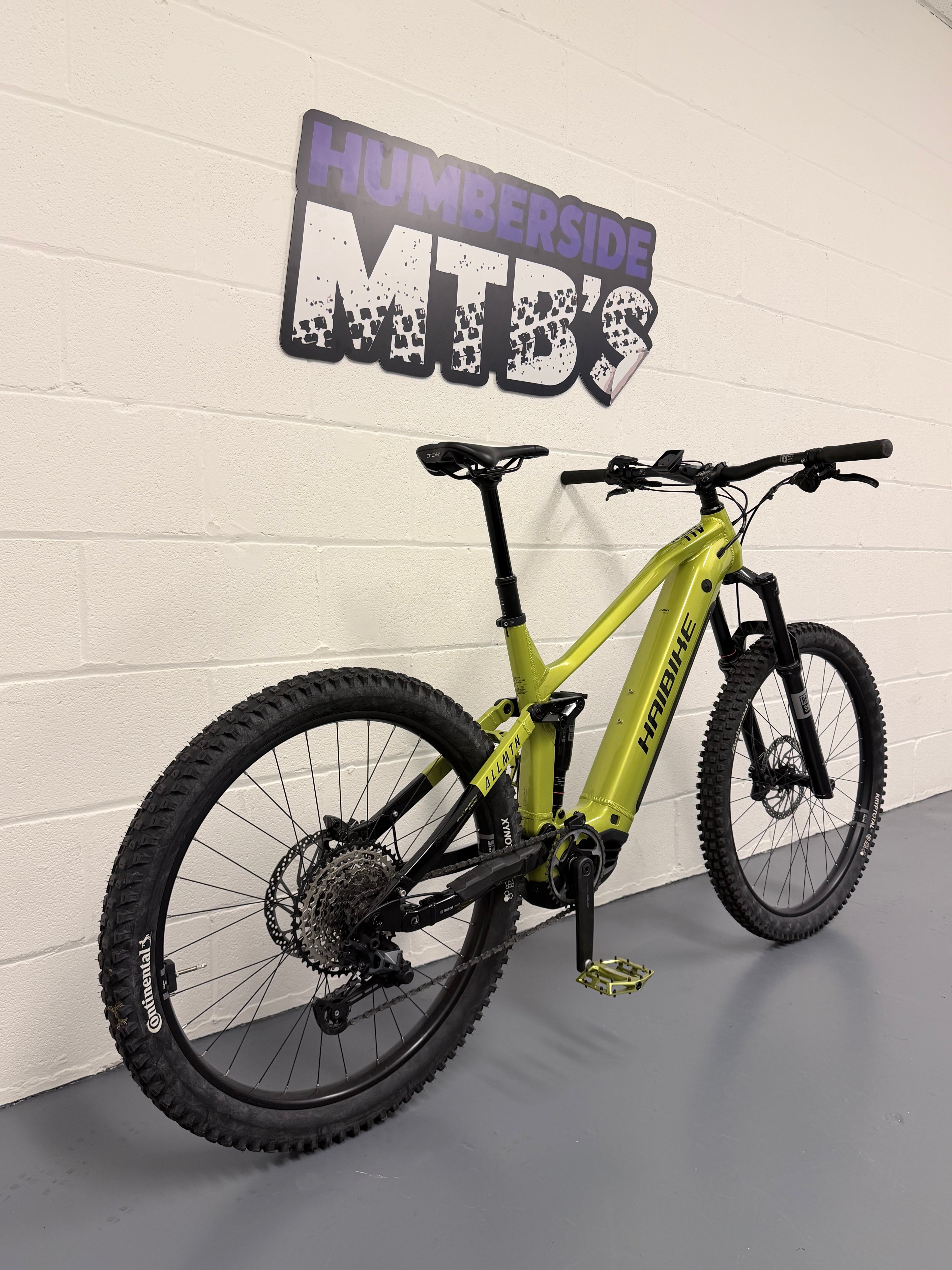 Large - 2025 HAIBIKE ALLMTN 6 Full Suspension Mountain Bike - EMTB