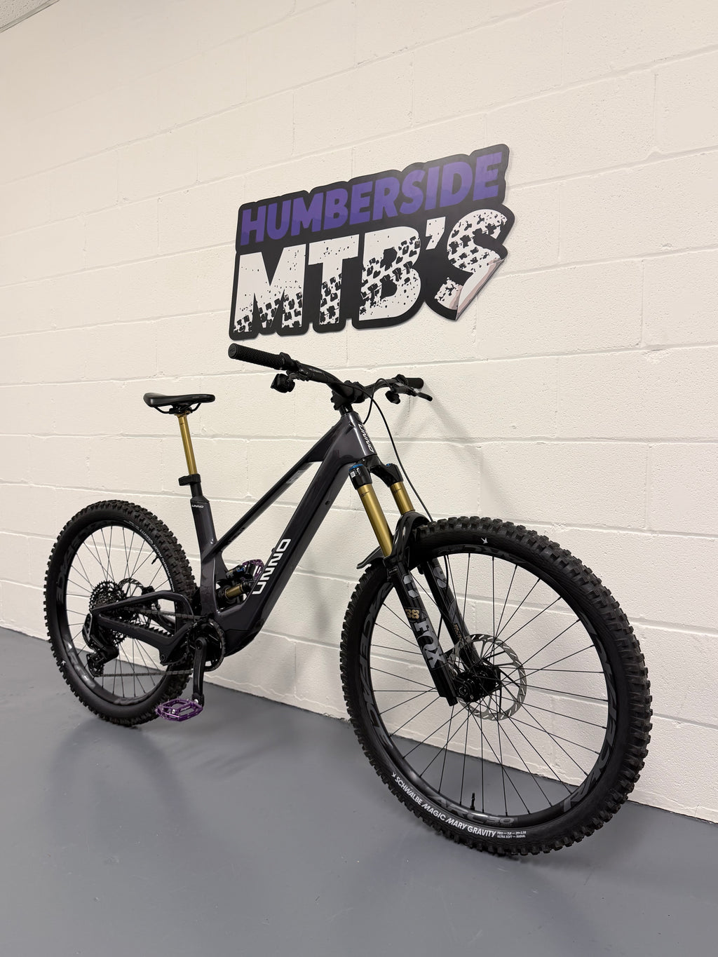 S2 - 174 MILES!! - 2026 Unno Mith Race UPGRADED Full Suspension Electric Mountain Bike - EMTB - MTB