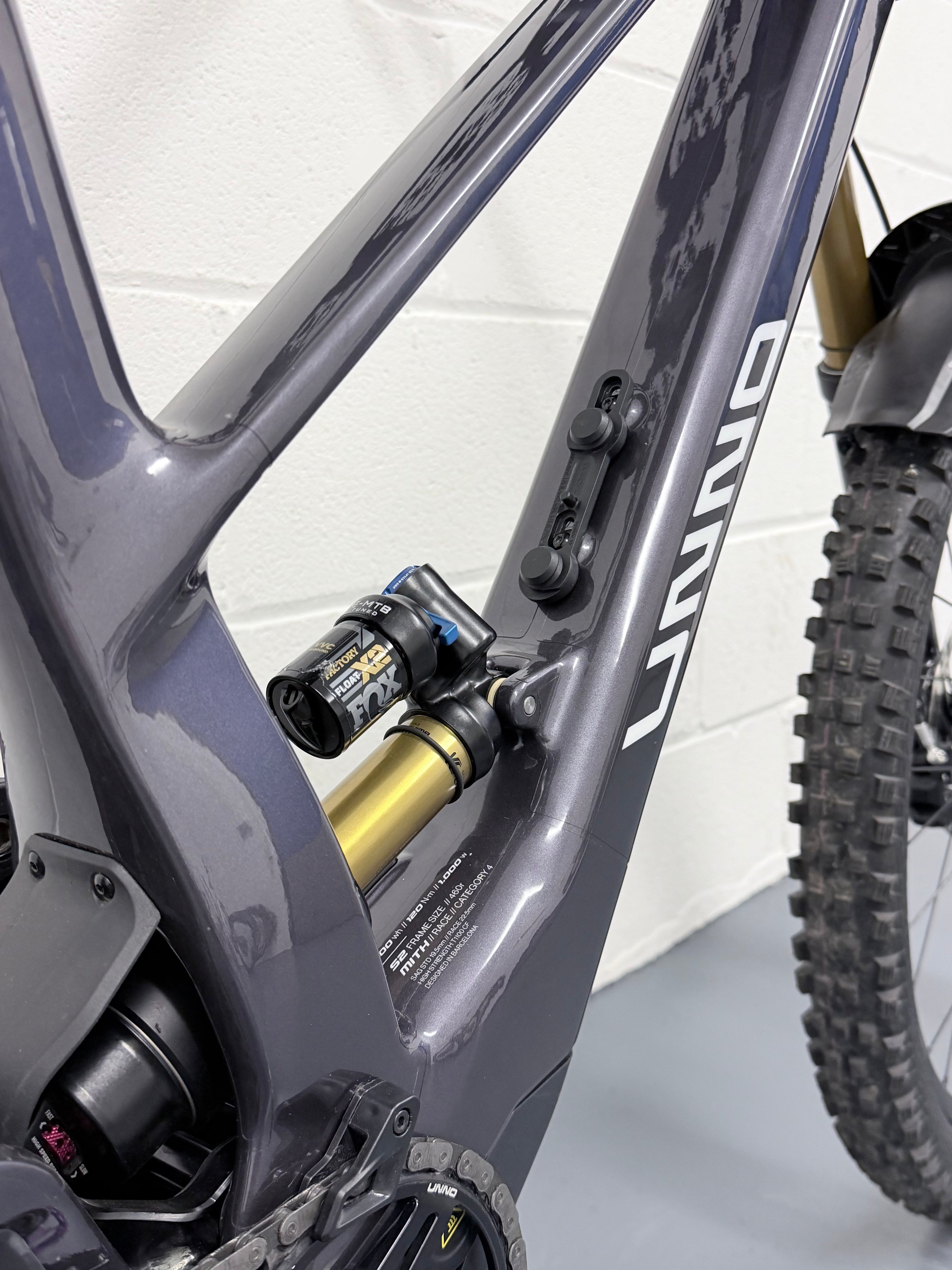 S2 - 174 MILES!! - 2026 Unno Mith Race UPGRADED Full Suspension Electric Mountain Bike - EMTB - MTB