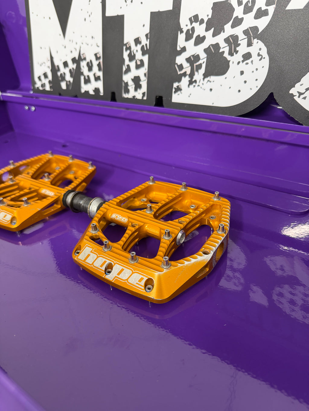 Hope f20 Pedals - Orange