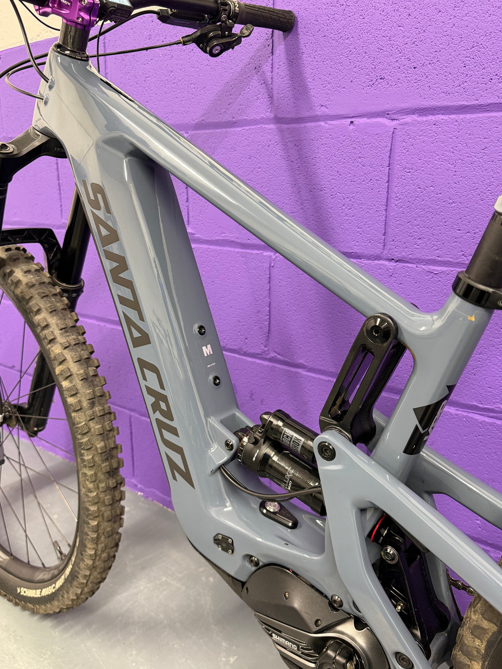 Medium / 2023 Santa Cruz Heckler C MX Full Suspension Electric Mountain Bike / EMTB / MTB
