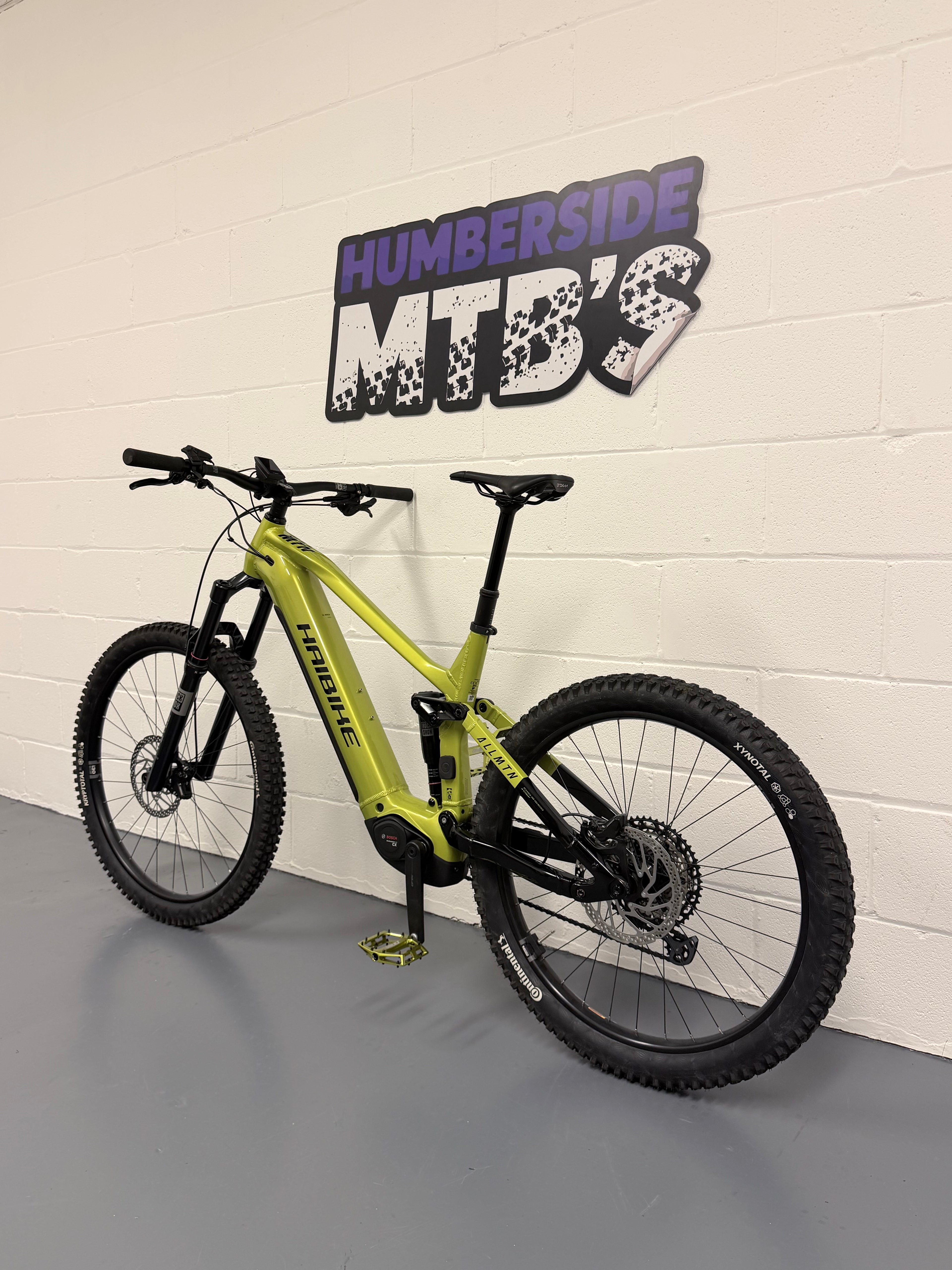 Large - 2025 HAIBIKE ALLMTN 6 Full Suspension Mountain Bike - EMTB
