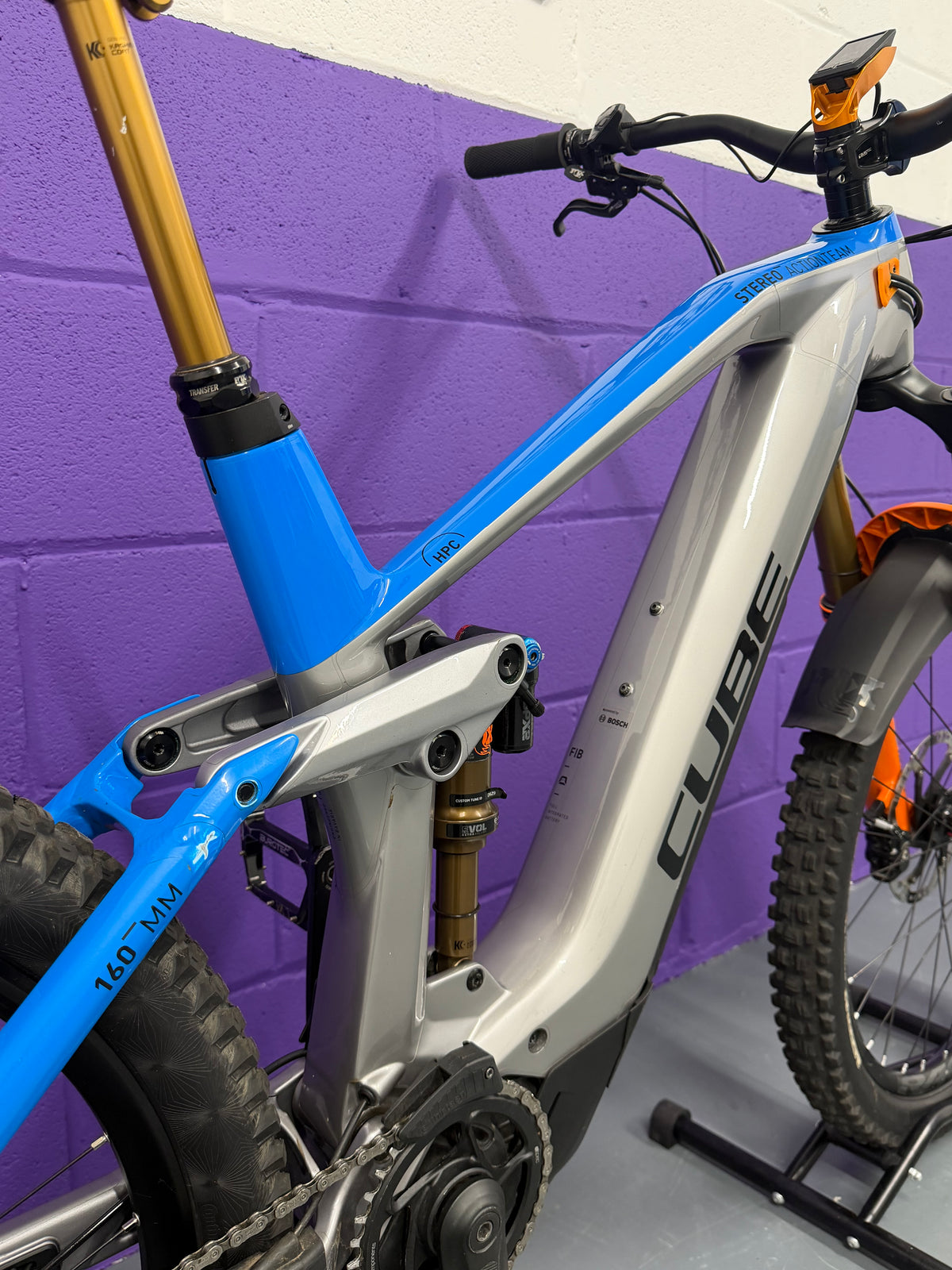 Large / Cube Stereo Hybrid 160 ActionTeam / EMTB / E-BIKE / MTB