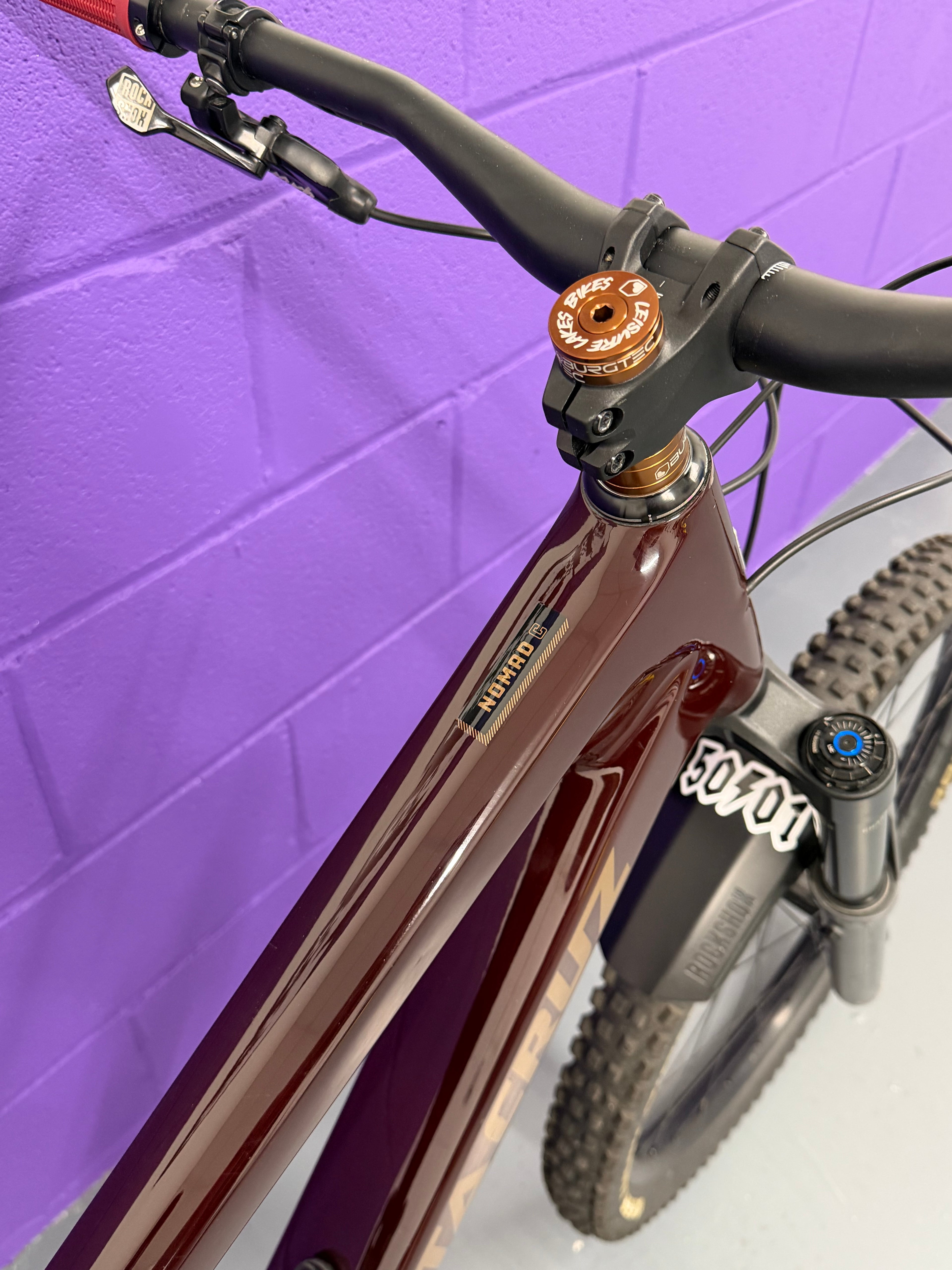 XL - 2022 Santa Cruz Nomad C Oxblood - Full Suspension Mountain Bike