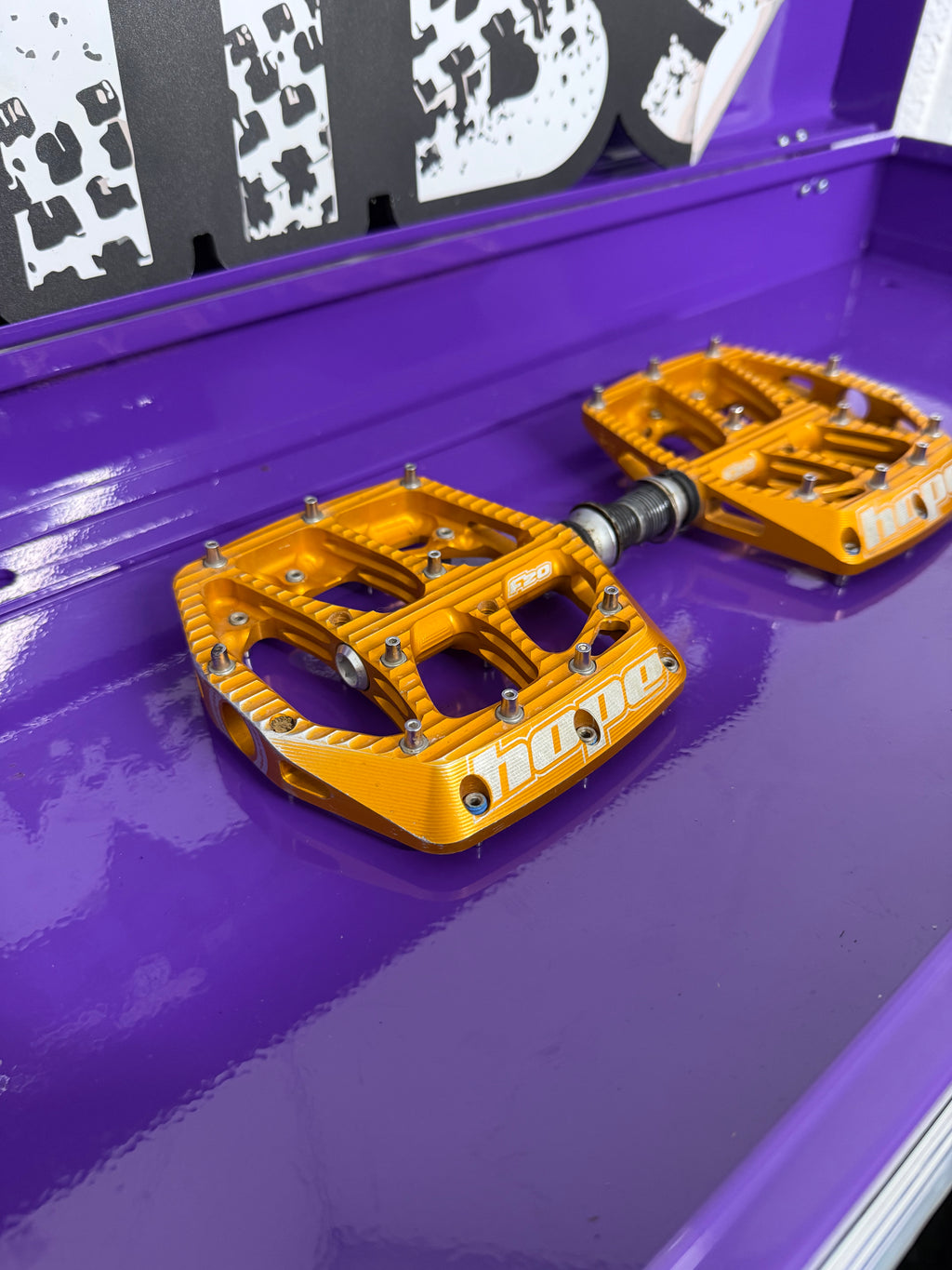 Hope f20 Pedals - Orange