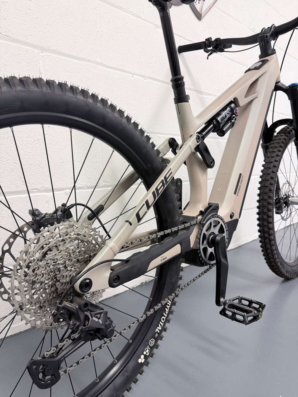 Medium - 41 Miles ! - 2026 Cube Stereo Hybrid One77 HPC SLX 800 Full Suspension Mountain Bike - EMTB - MTB