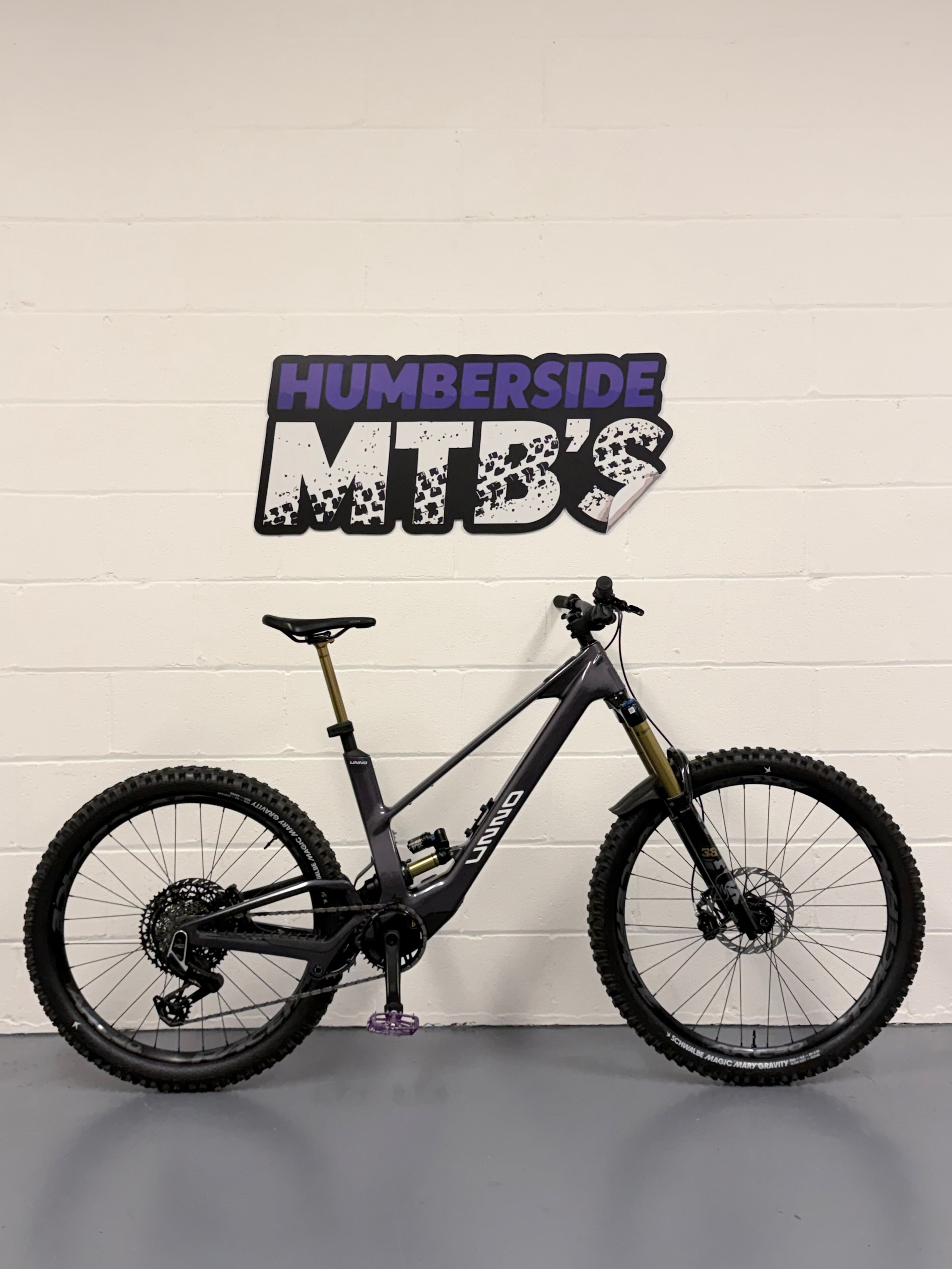 S2 - 174 MILES!! - 2026 Unno Mith Race UPGRADED Full Suspension Electric Mountain Bike - EMTB - MTB
