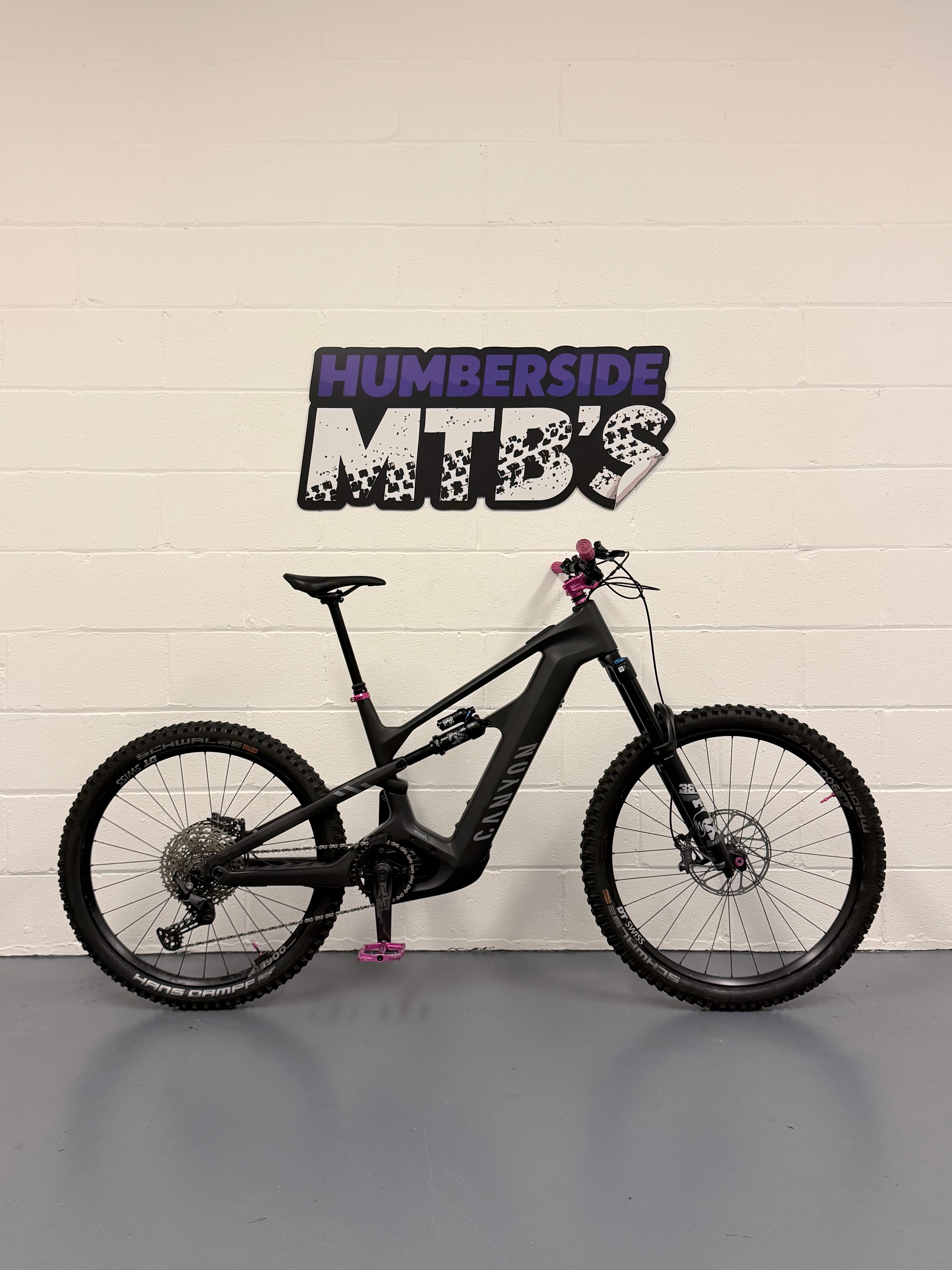 Large - 2024 Canyon Strive: ON CFR Underdog Full Suspension Electric Mountain Bike - EMTB