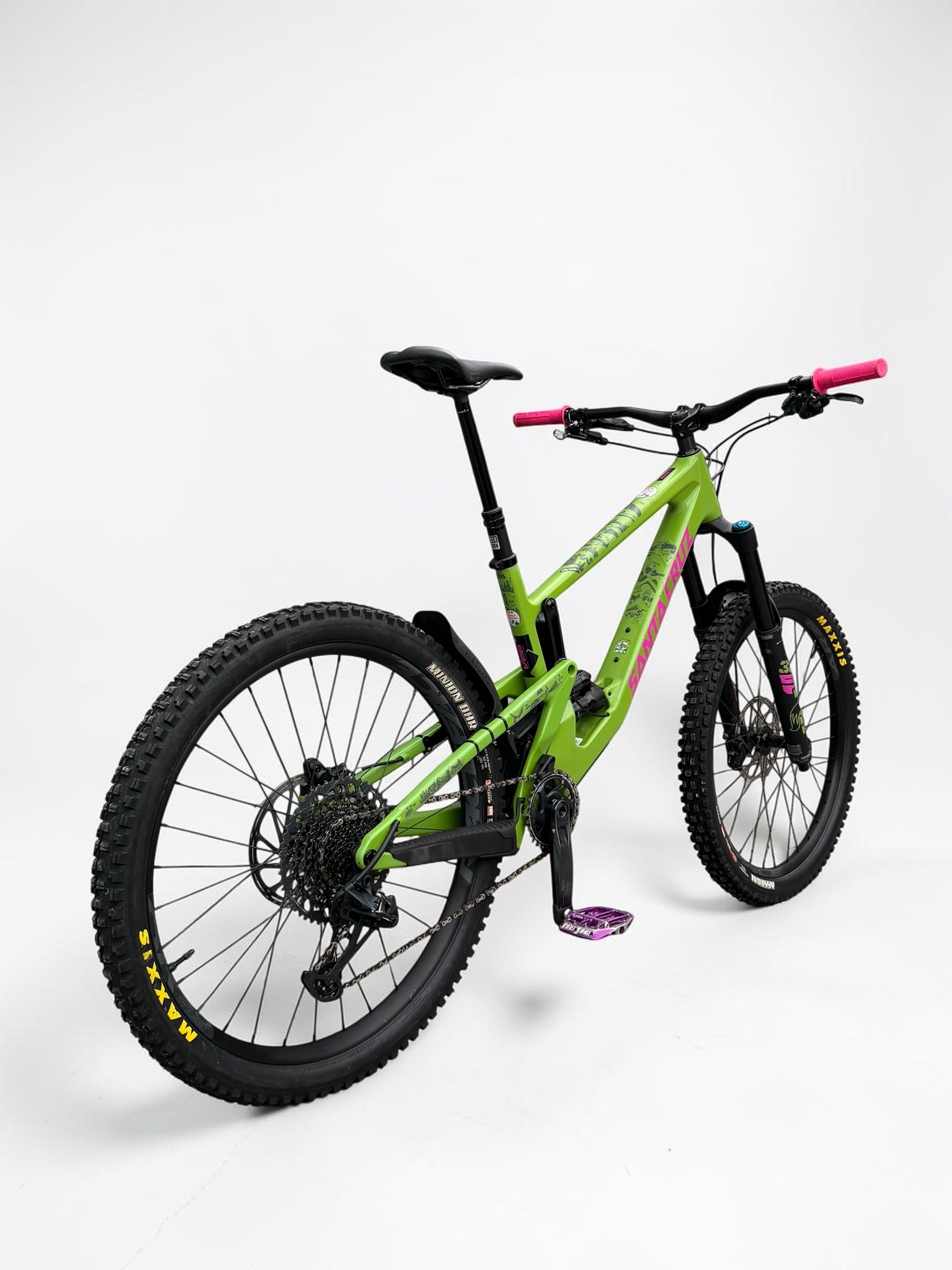 Large - Santa Cruz Nomad 5 C S - Adder Green