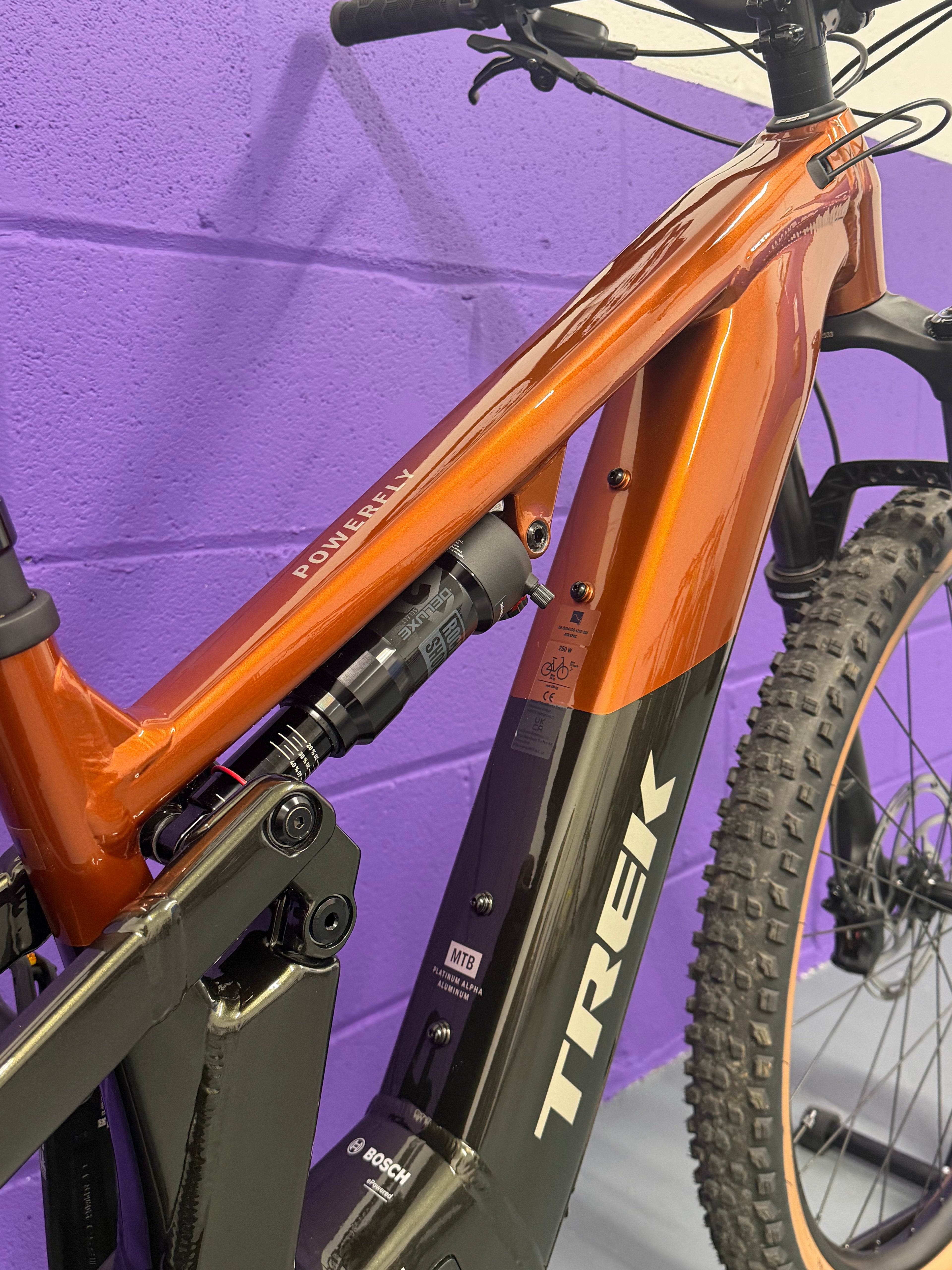 Medium / 2027 Trek Powerfly FS+ 4 - 12 MILES! / EMTB / E-BIKE / MTB