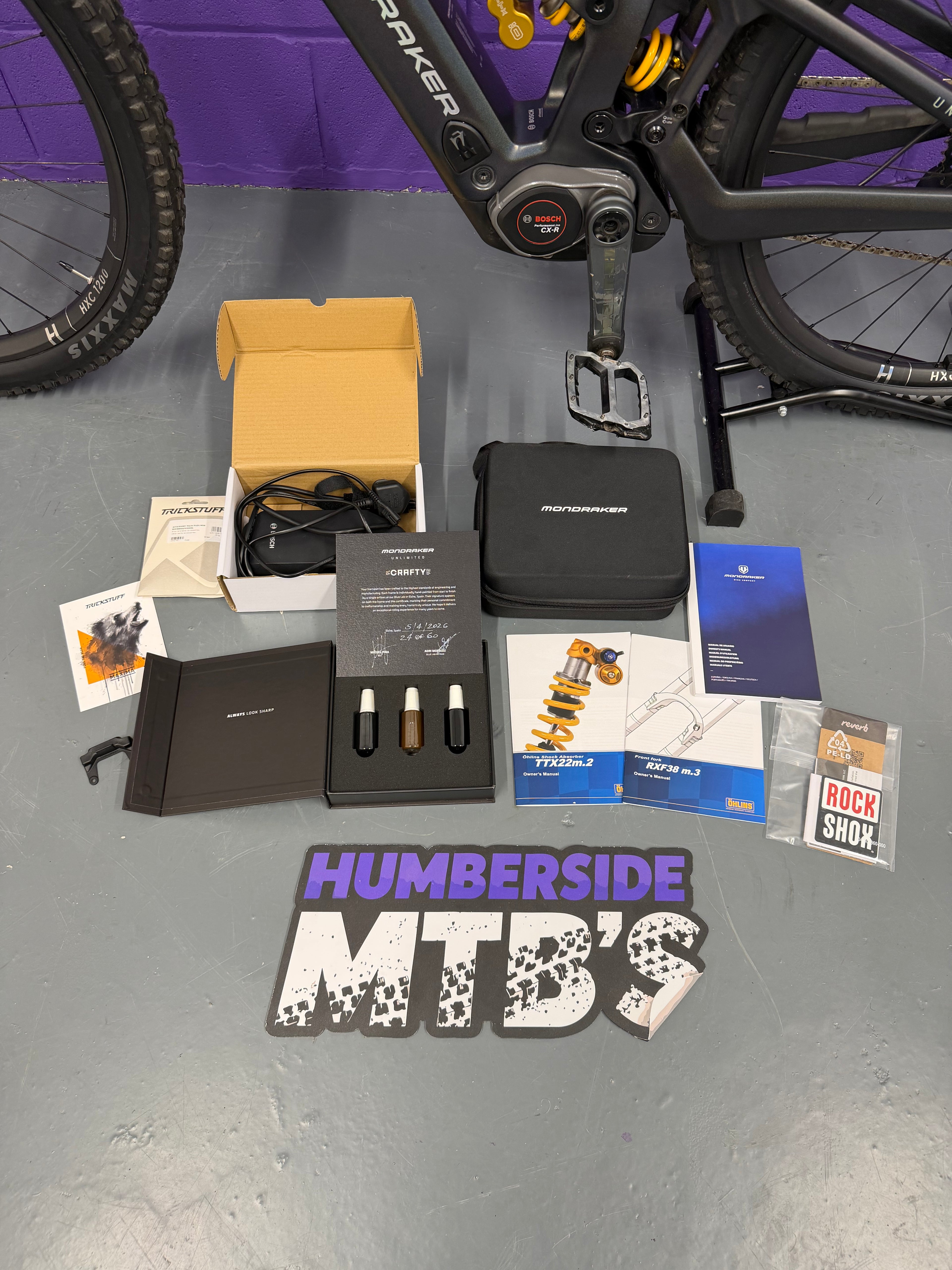 M/L - 2026 Mondraker Crafty Unlimited Icon 24/60 - 78 MILES / EMTB / E-BIKE / MTB